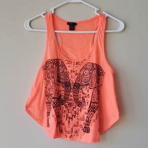 Rue21 Flowy Bling Elephant Tank